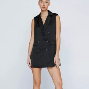 ⭐️Tailored Tank Top Blazer Chic Minimalist Modern Classy Classic Boho Mini Dress